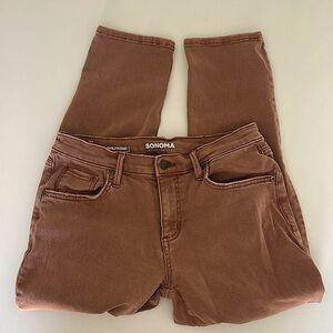 SONOMA Rust Girlfriend Jeans